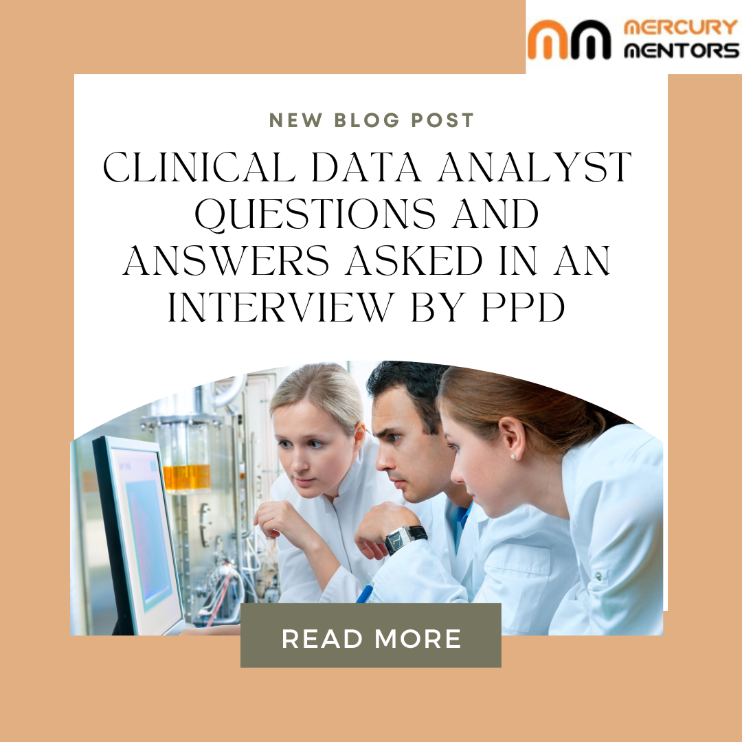 clinical data analyst questions and answers asked by PPD