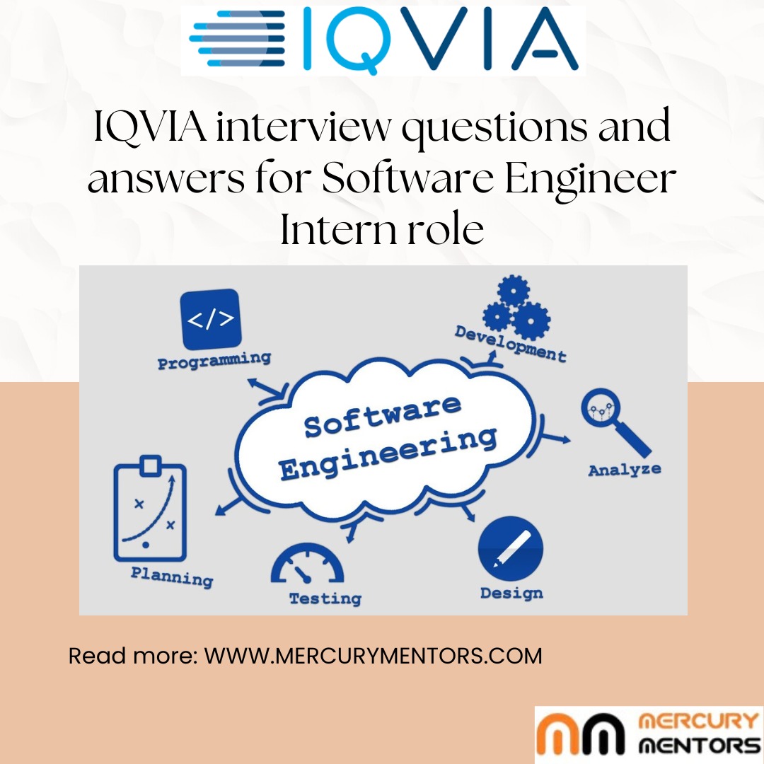 IQVIA interview questions and answers  for Software Engineer freshers