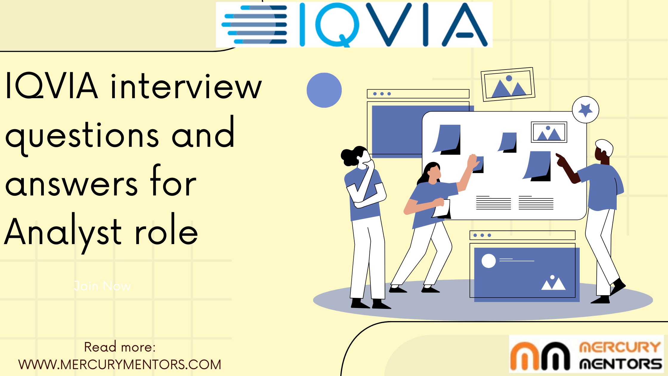 IQVIA interview questions and answers for Analyst role