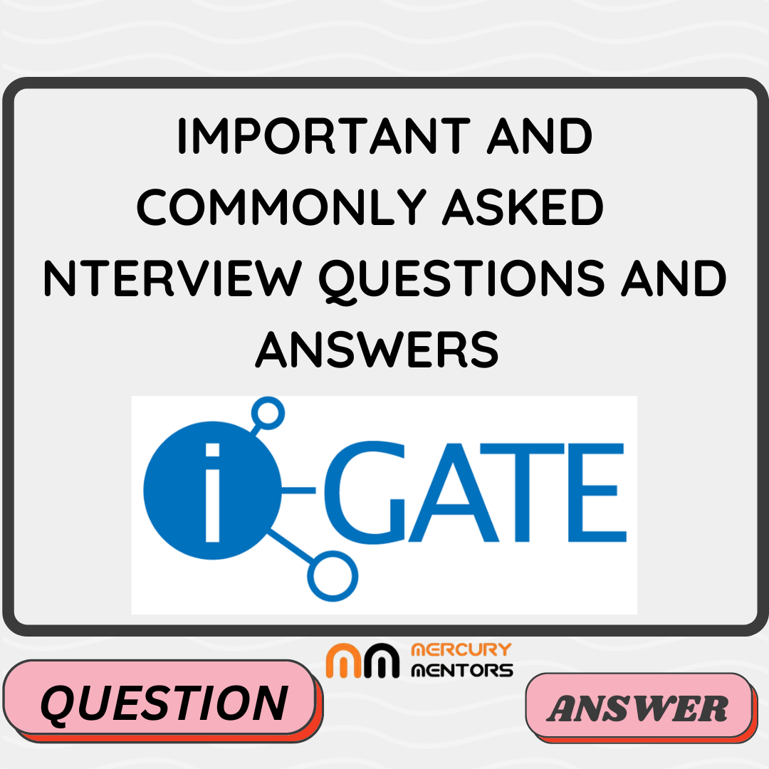 IGATE Interview Questions and Answers