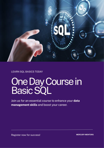 One Day Course In Basic SQL For Data Management